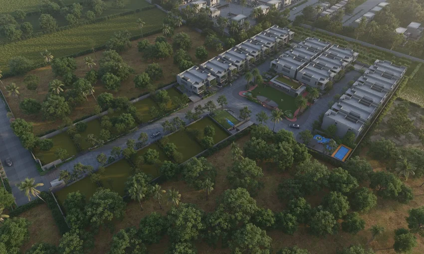 Shanti Kunj Bunglows Bird Eyeview