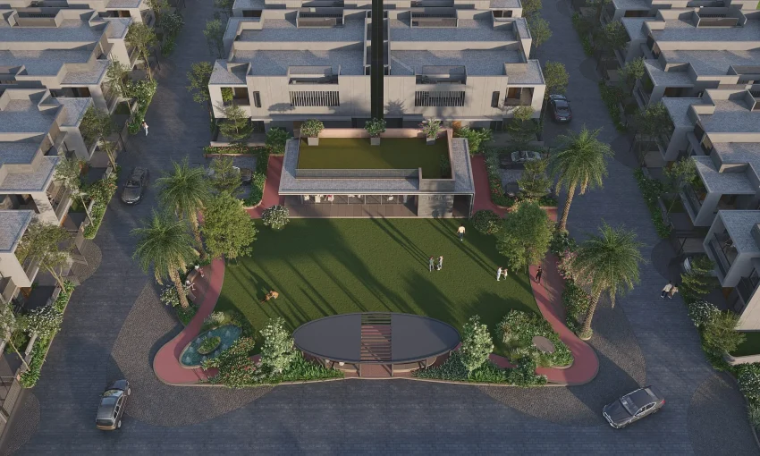 Shanti Kunj Club House Bird Eyeview